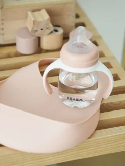 Bavoir Silicone Old Pink