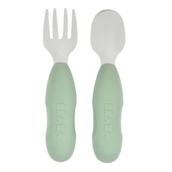 Lot De 2 Pre-Couverts Inox Sage Green