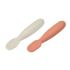 Lot De 2 Pre-Cuillere Silicone Terracotta / Velvet Grey