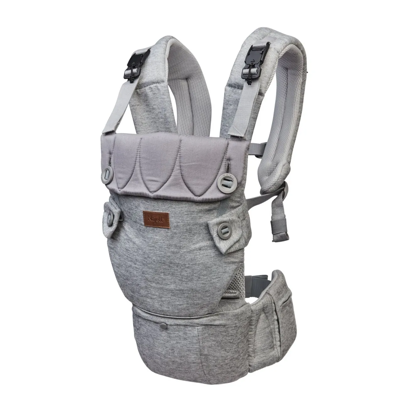 Porte Bébé Najell X Beaba Grey