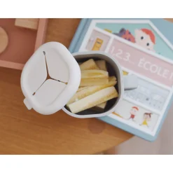 Snack Box Silicone Velvet Grey