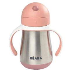 Tasse Paille Inox 250 Ml Old Pink