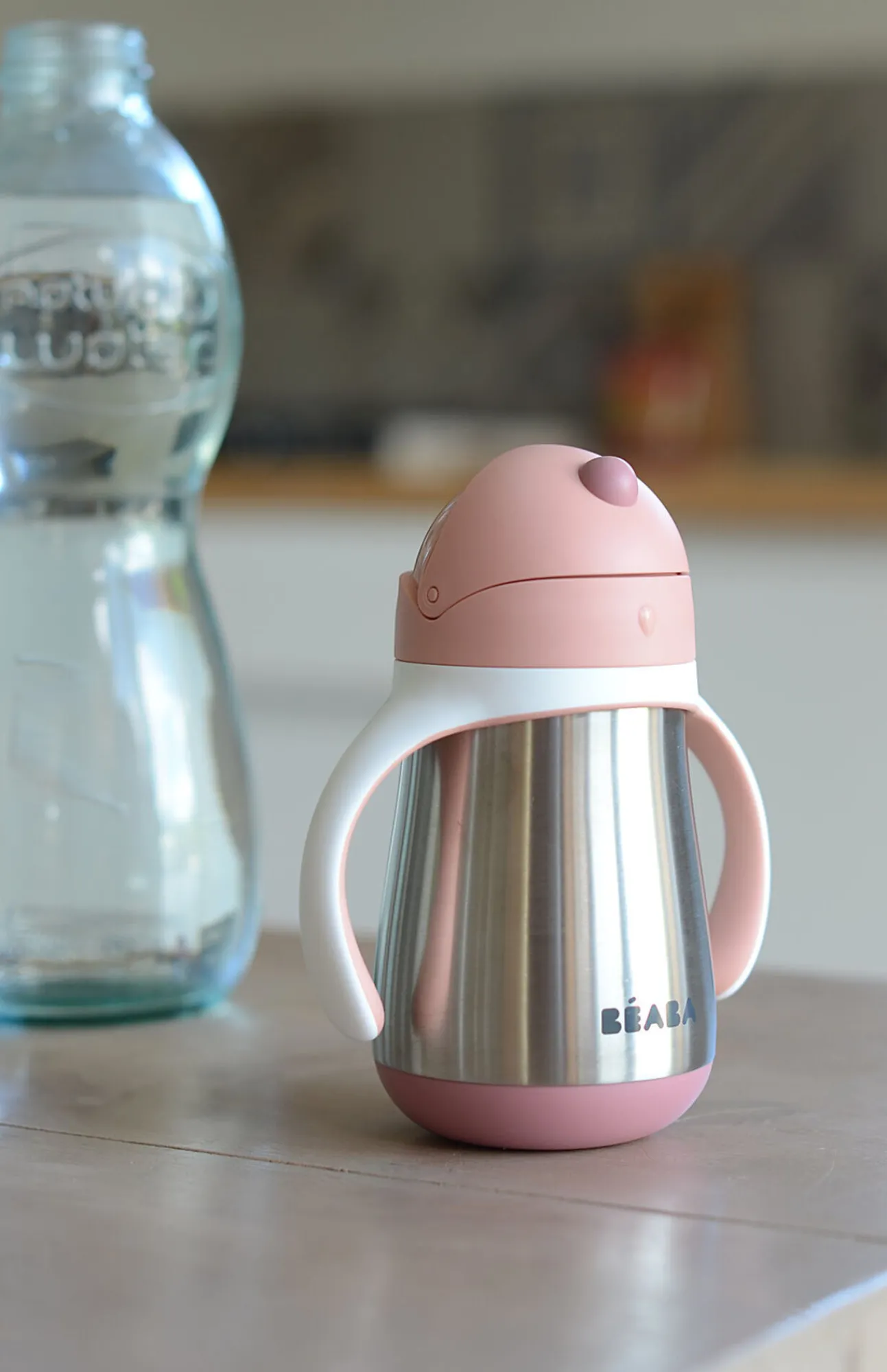 Tasse Paille Inox 250 Ml Old Pink